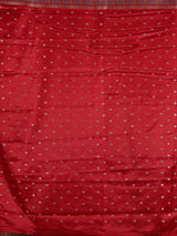 Red women classic zari saree