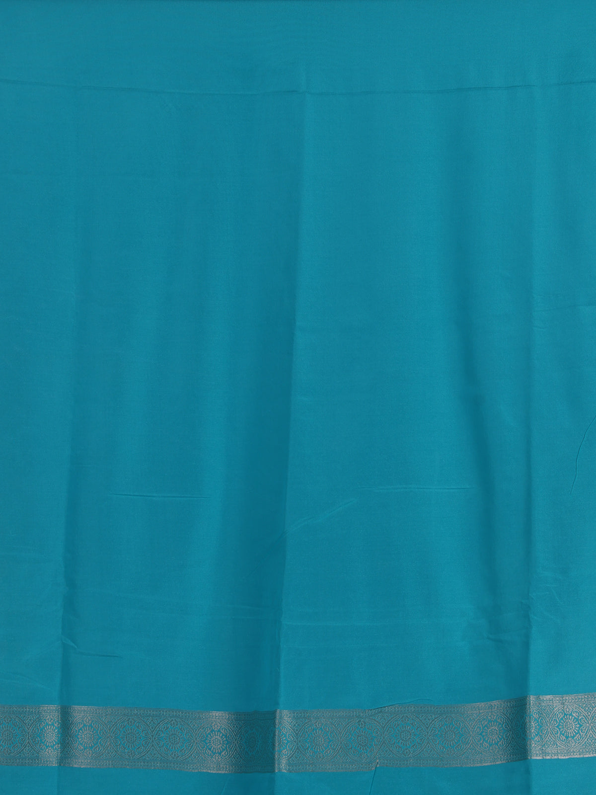 Sky blue women pichwai zari saree