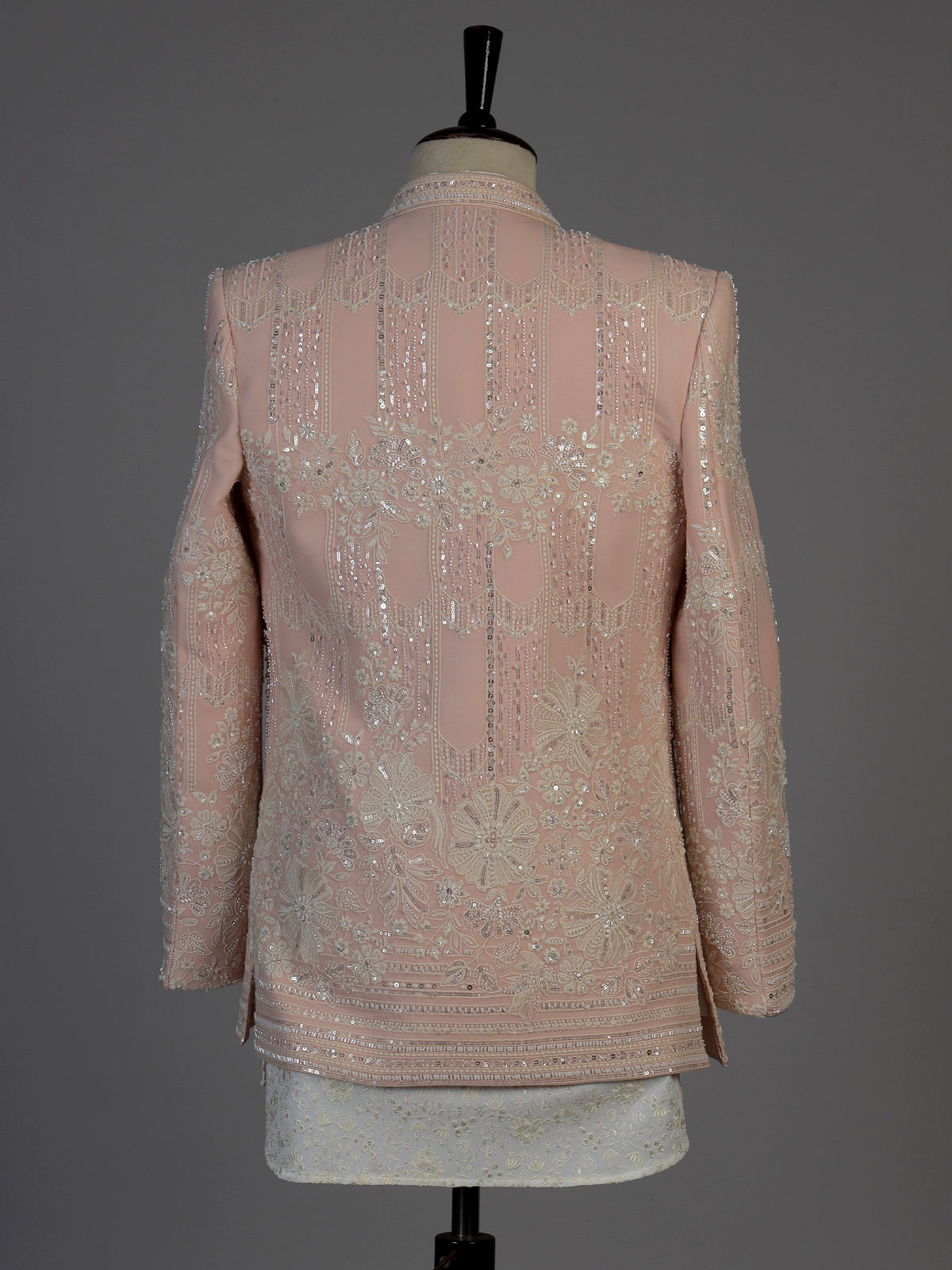 Ivory men chikankari inspired indo western
