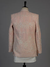 Ivory men chikankari inspired indo western