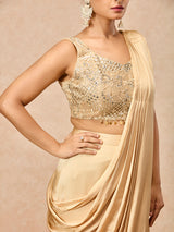 Champagne gold women designer lehenga choli