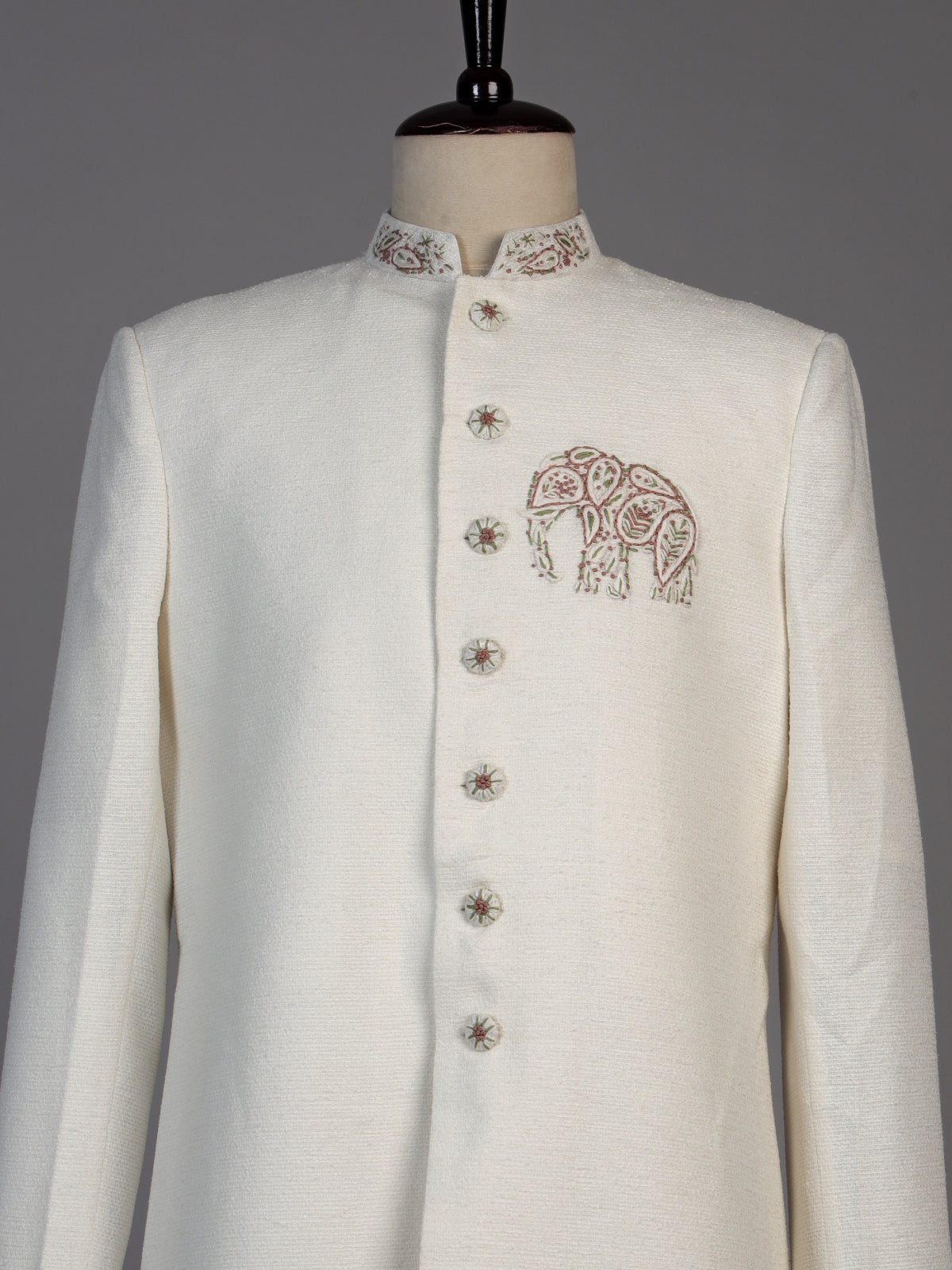 Off white mens regal elephant indo western