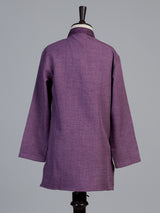 Wine kashmiri paisley boys kurta suit