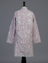 Pink chikankari boys kurta suit