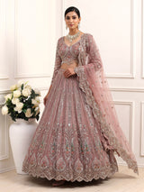 Onion pink grand arch women lehenga choli