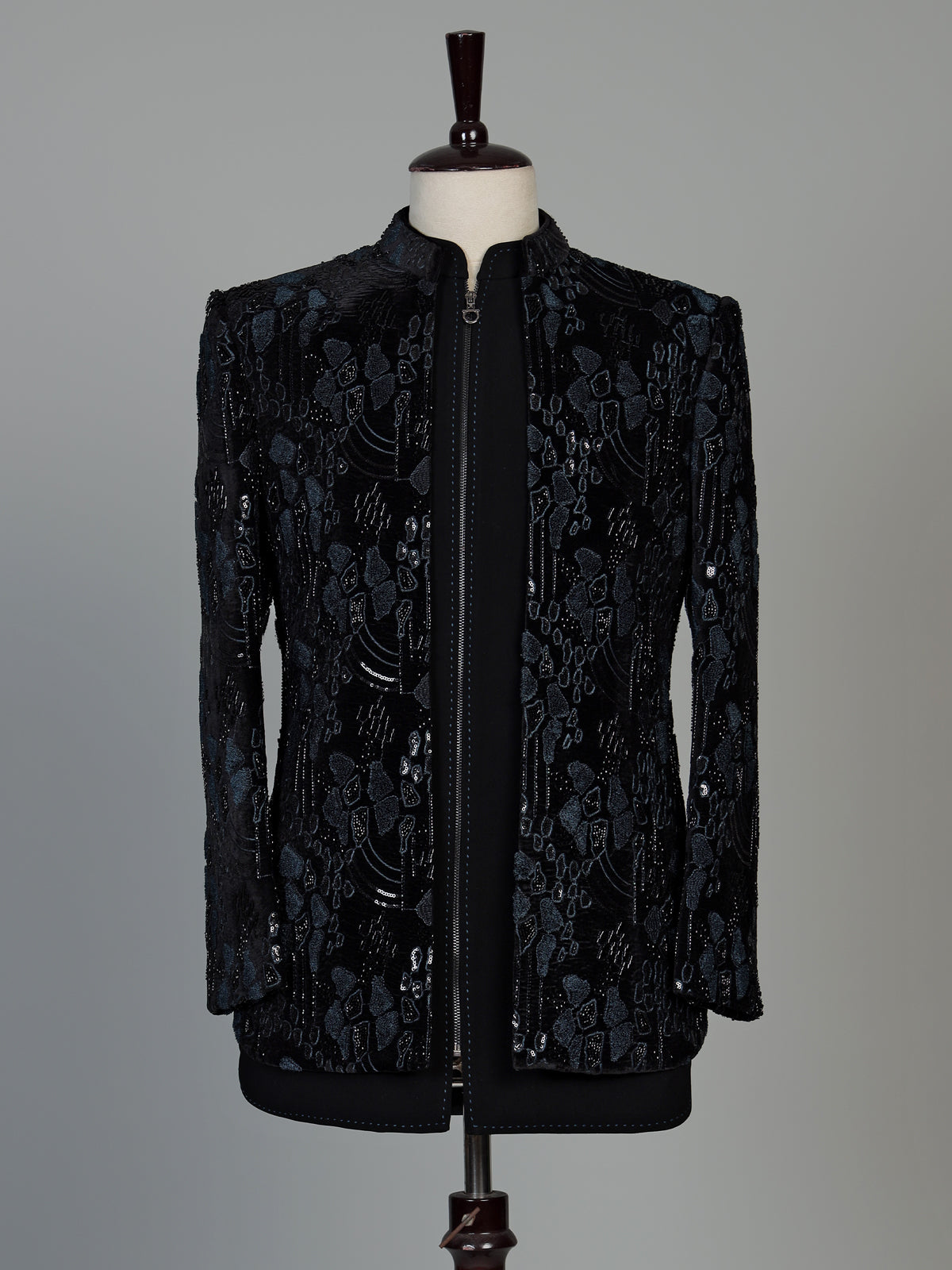 Navy blue premium  mens  indo western