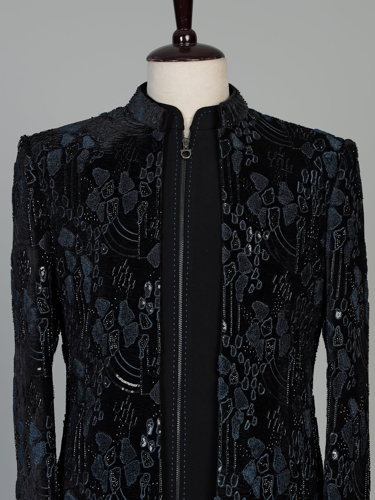 Navy blue premium  mens  indo western