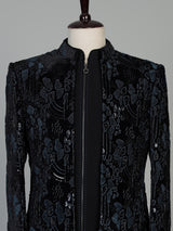 Navy blue premium  mens  indo western