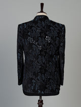 Navy blue premium  mens  indo western