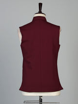 Maroon mens royal occasion waistcoat