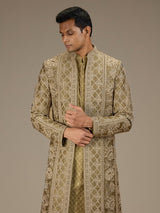 Mehendi mens premium indo western jacket