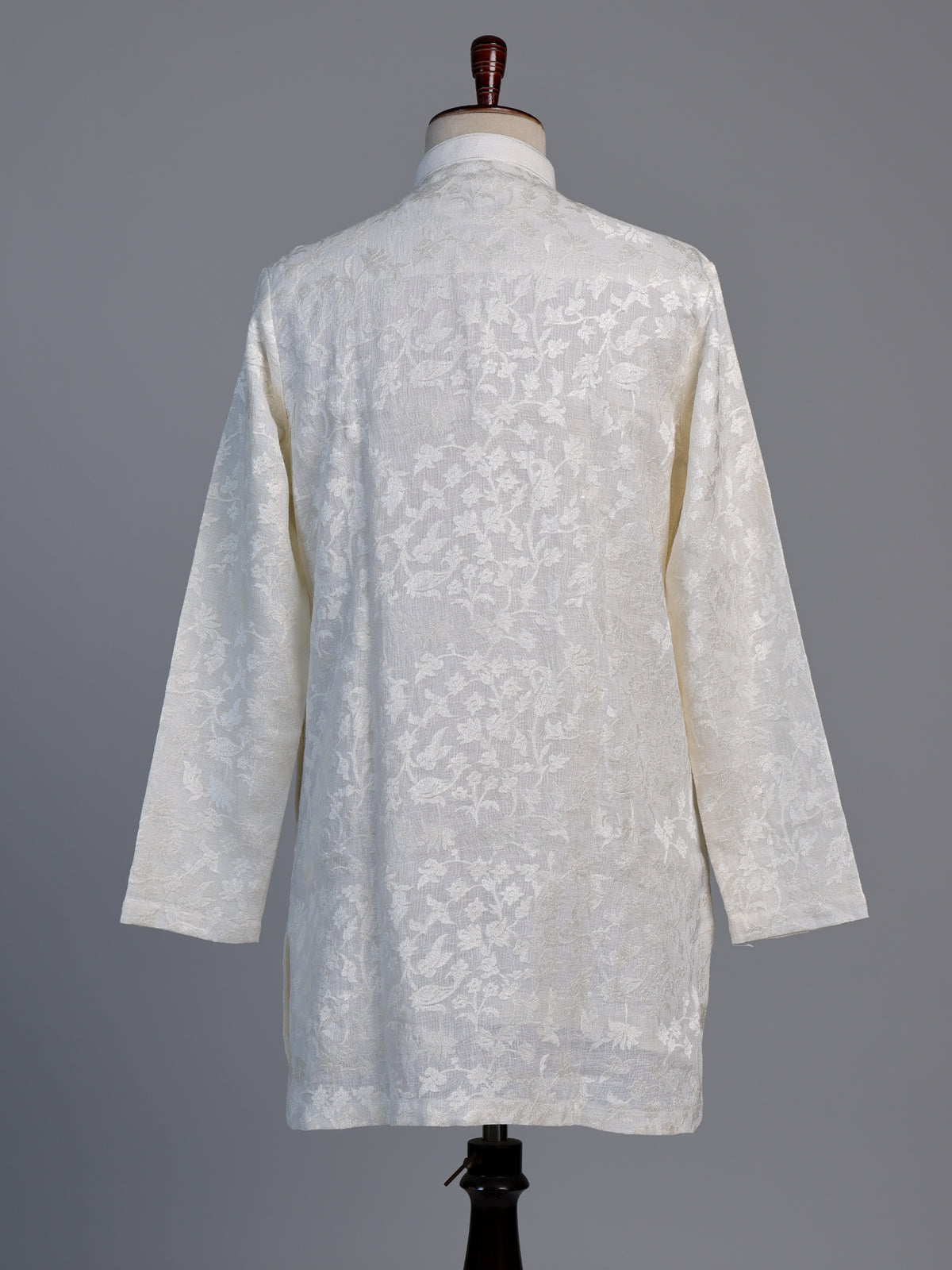 White premium linen chikankari kurta pajama