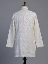 White premium linen chikankari kurta pajama