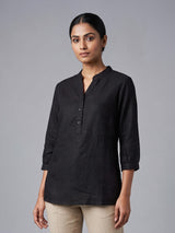Black womens elegant short kurti