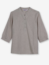 Beige womens classic short kurti