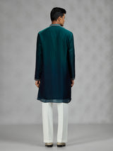 Rama green Persian mens kurta suit