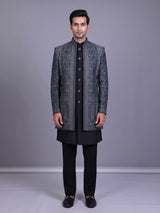 Black couture mens indo western