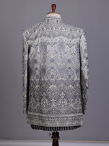 Grey ombre luxury mens indo western