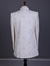 White architectural premium mens indo western