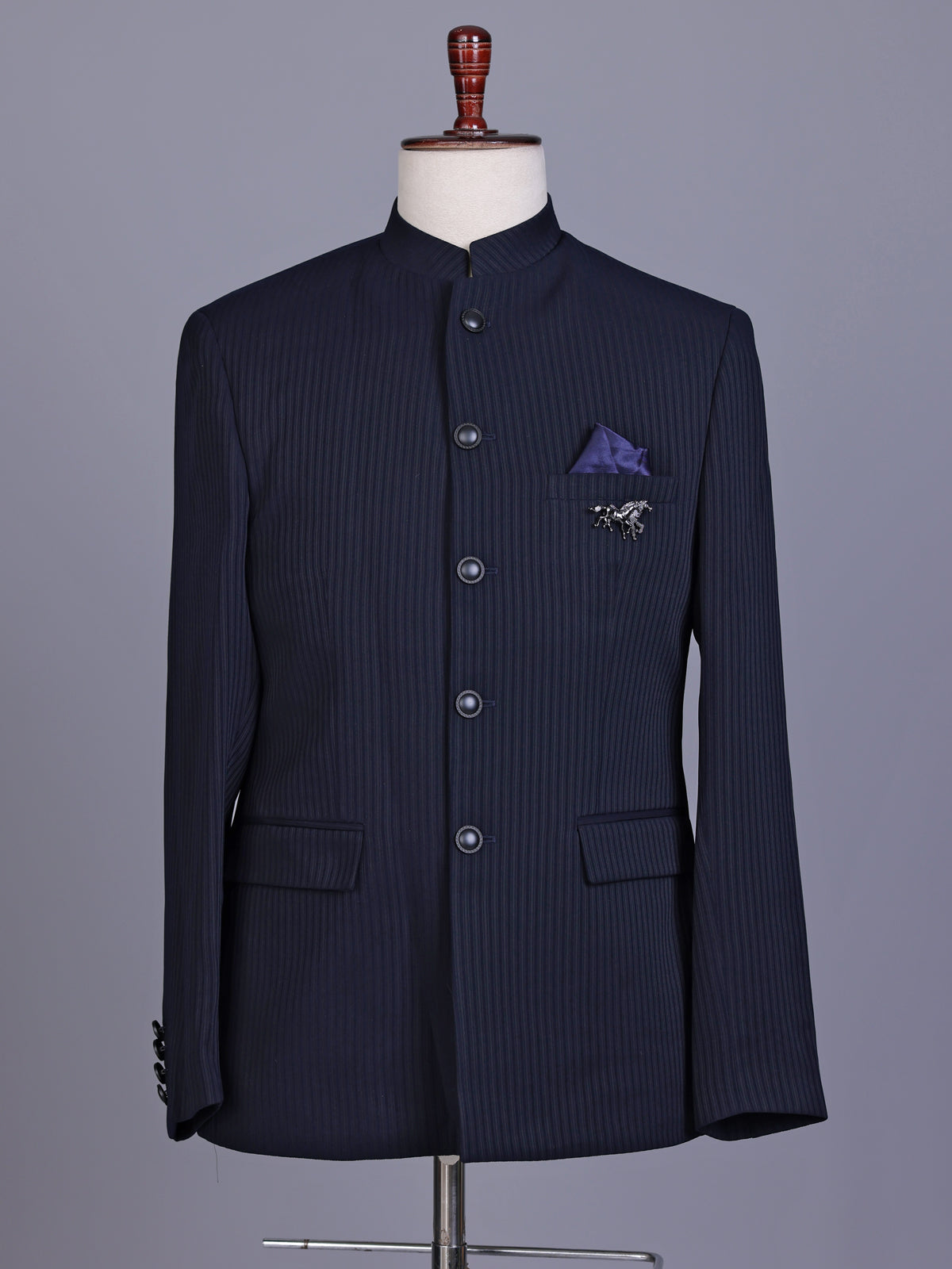 Blue statement mens jodhpuri suit