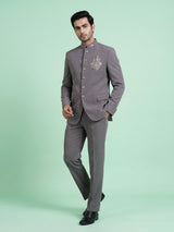 Dusty lavender royal mens jodhpuri suit