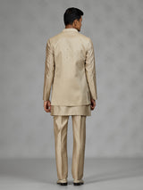 Khakhi light brown premium mens waistcoat set