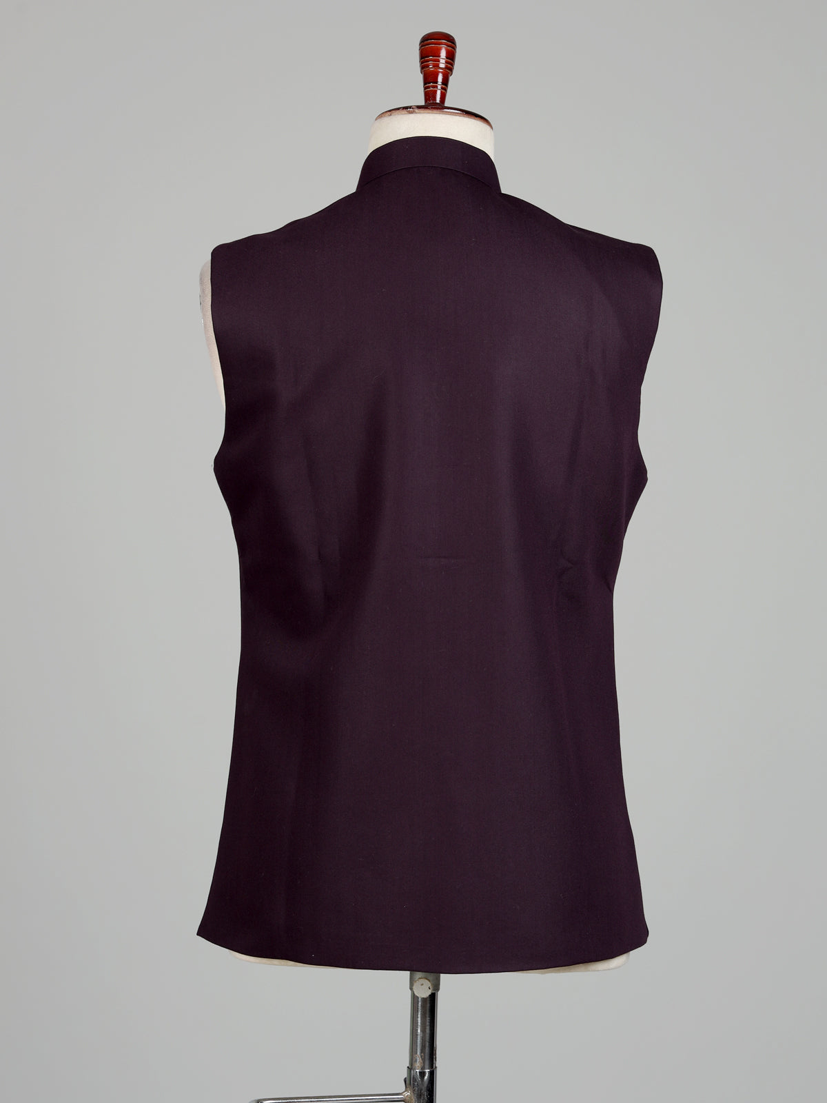 Wine signature mens waistcoat