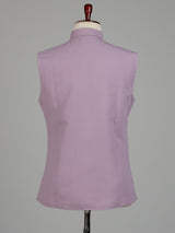 Dusty lavender designer mens waistcoat