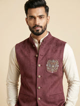 Wine heritage mens waistcoat
