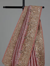 Onion pink designer women saree