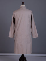 Dusty lilac purple Jacquard mens kurta suit with textured finish