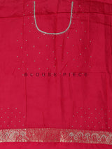 Cream pashmina saree with floral embroidery and diamond embellishments