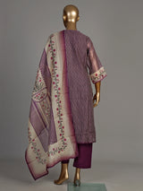 Violet cypress motif women kurti set