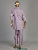 Lavender meadow floral women co-ord set