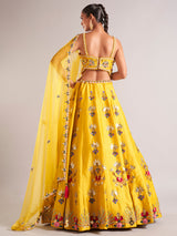 Amazing mustard yellow lehenga choli