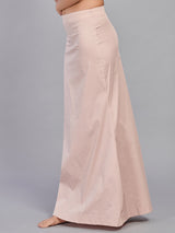 Cream lycra cotton saree shaper