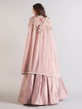Delightful light purple silk lehenga choli