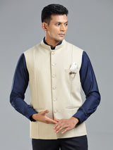 Fawn versatile waistcoat for wedding for men