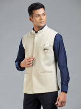Fawn versatile waistcoat for wedding for men