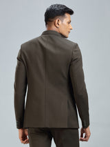 Finest green jodhpuri blazer in premium terry rayon fabric