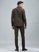 Finest green jodhpuri suit in premium terry rayon fabric