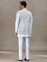 Graceful off-white indowestern for weddings