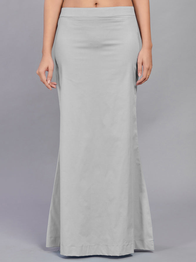 Grey lycra cotton saree shaper