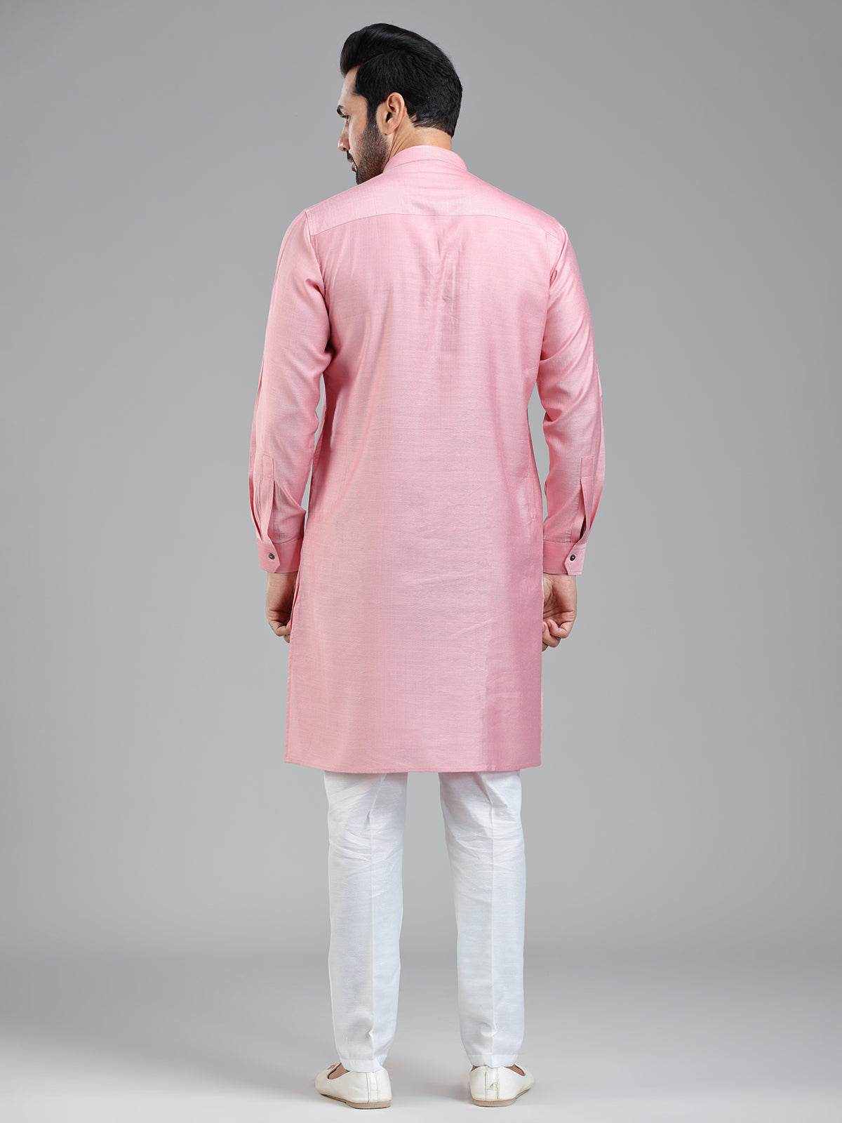 Light pink simple yet classy kurta set for festival