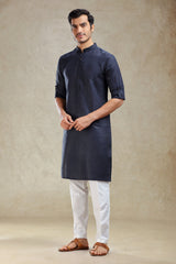Navy kurta set for family gathering