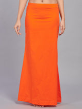 Orange lycra cotton saree shaper