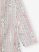 Stylish printed grey kurta pajama